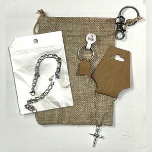 Unisex Boho Jewelry Set Cross of Nails